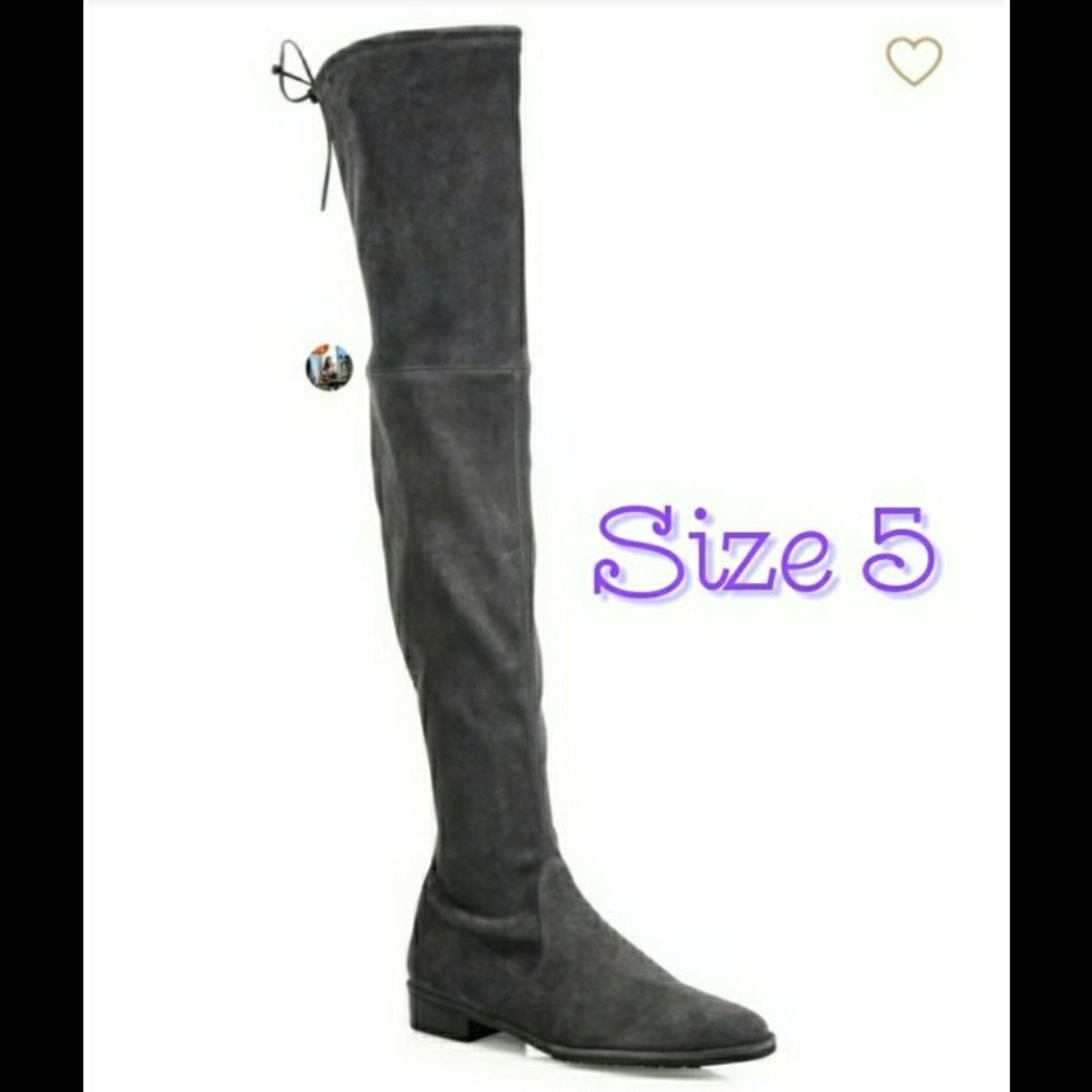 Stuart Weitzman Lowland Suede Over-The-Knee Boots